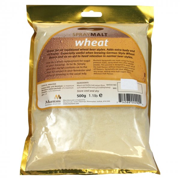Купить Неохмеленный экстракт Muntons Wheat 0,5 кг в Воронеже