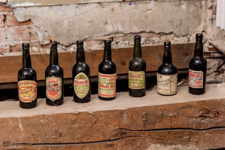 Датчане нашли тайник с пивом начала XX века
