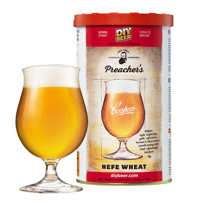 Купить Coopers Preacher's Hefe Wheat Beer 1,7 кг в Воронеже