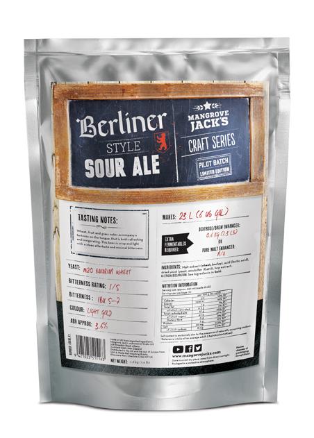Купить Mangrove Jack's Craft Series Berliner Style Sour Ale 2,2 кг в Воронеже