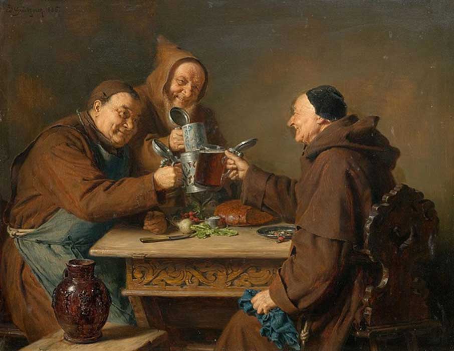 Монахи и пиво